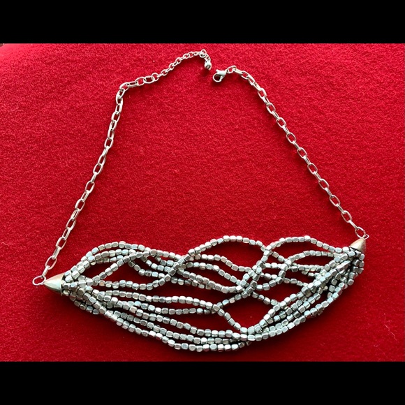 Funky silver necklace. - Picture 3 of 3